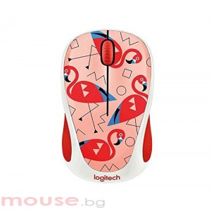 Мишка LOGITECH M238 безжична Party Collection - FLAMINGO