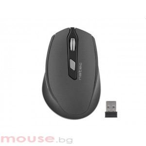 Мишка Natec wireless mouse Siskin silent 2400dpi black-gray