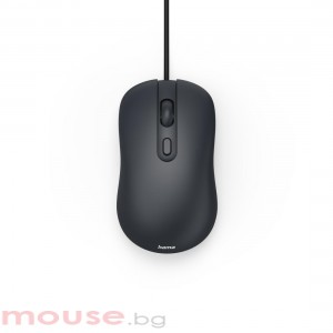 Оптична мишка HAMA CM-200, 4 бутонна, безшумна, с кабел, черна