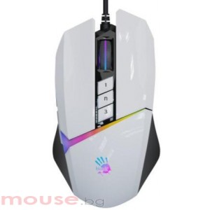 Геймърска мишка А4 Bloody W60 Max Panda, Оптична, Жична, USB, RGB, 10000cpi, 8бутона