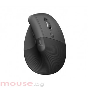 Безжична Мишка Logitech Lift Vertical, Ергономична, Графит