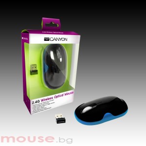 Мишка CANYON CNR-MSOW01N, оптична, USB 2.0, Blue