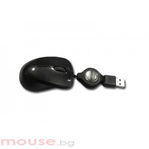 Мишка DELUX DLM-121/USB/BLACK USB