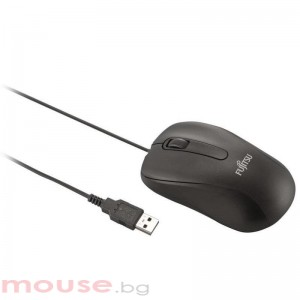 Оптична мишка FUJITSU M520, 1000dpi,  USB, Черна