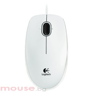 Мишка LOGITECH 910-003360 B100 Оптична USB бяла