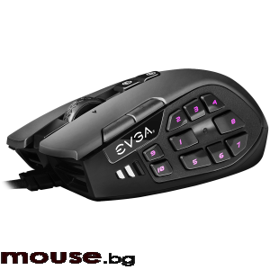 Геймърска мишка EVGA Wired, Оптичен, 800dpi/16000dpi