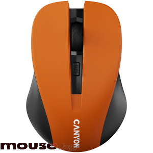 Мишка CANYON Безжичен, Оптичен, 800dpi/1200dpi/1600dpi