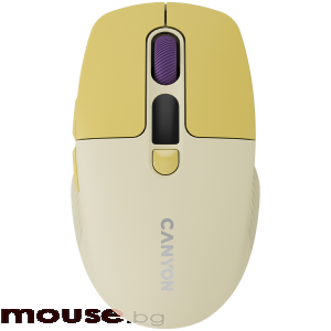 Мишка CANYON mouse MW-26 LCD Silent Dual Mode Wireless Yellow