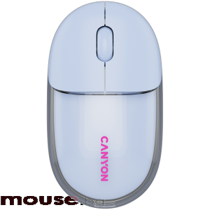 Мишка CANYON mouse OnClick 24 BT/ Wireless Transparent/Blue