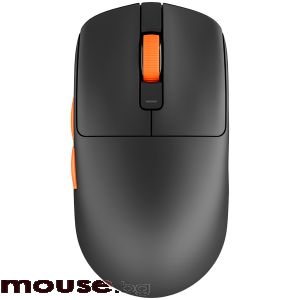 Геймърска мишка ROYAL KLUDGE M30 Black Orange Gaming Mouse PAW 33111K