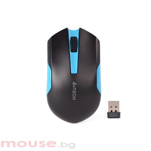 Мишка A4 G3-200N V-TRACK WL BLCK+BLU