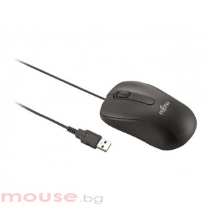 Мишка Fujitsu Mouse M520 Black Optical With 3 Keys 1000 Dpi Usb Cable 1.8m White Box S26381-K467-L100