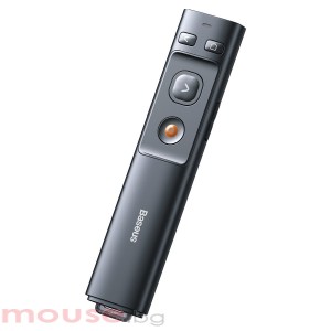 Безжичен презентер Baseus Orange Dot, Laser pointer, Gray - 40394