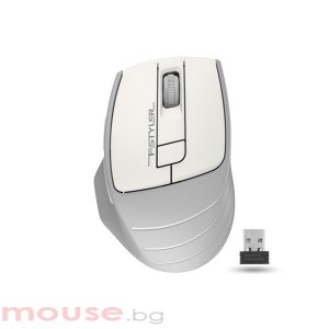 Оптична мишка A4tech FG30 Fstyler, безжична, Бял