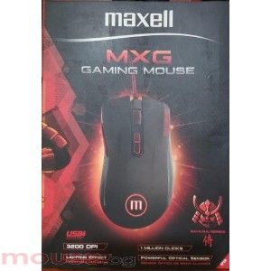 Геймърска мишка MAXELL Samurai MXG GA-MOWR-MHG, ILLUMINATED, Оптична, Кабел, USB, Черен