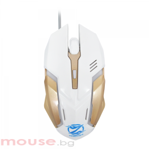 Геймърска мишка, ZornWee Legend Of Heroes Z037, Оптична, Бял 