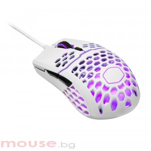 Геймърска мишка Cooler Master MM711 RGB Glossy, Бял
