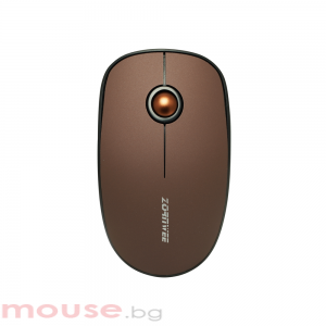 Мишка ZornWee W150, Безжична, Кафяв 