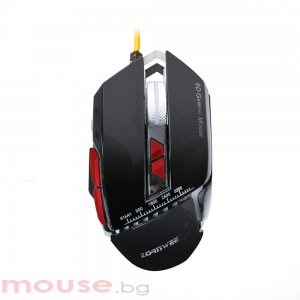 Геймърска мишка ZornWee GX10, Оптична, Черен 