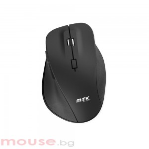 Мишка Moveteck GT003, Безжична, USB, 6D, Черен 