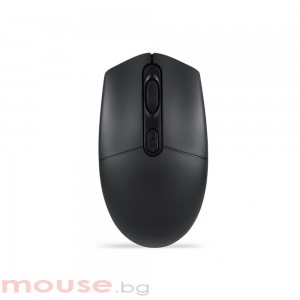 Мишка Mixie R520, Безжична, USB, 4D, Черен 