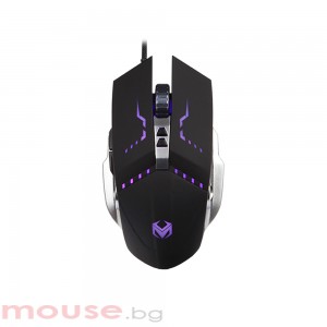 Геймърска мишка Mixie M11, Оптична, 7D, RGB, Черен 