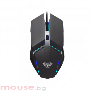 Геймърска мишка Aula S31, Оптична, 4D, RGB, Черен 