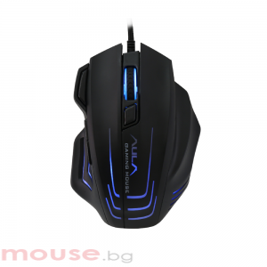 Геймърска мишка Aula S18, Оптична, 7D, RGB, Черен 