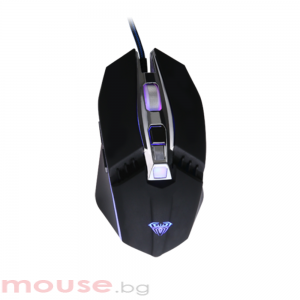 Геймърска мишка Aula S22, Оптична, 6D, RGB, Черен 