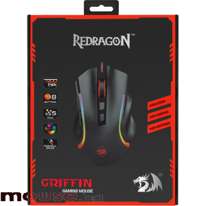Мишка DEFENDER Mишка Redragon CRIFFIN RGB Wired Gaming Mouse, RGB backlight
