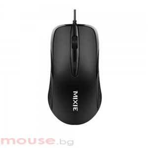 Мишка Mixie B760, Оптична, 4D, Черен 