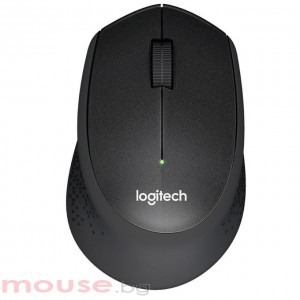 Безжична оптична мишка LOGITECH M330 Silent Plus, Черна, USB