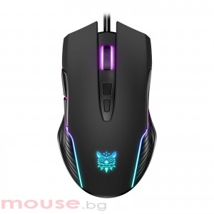 Геймърска мишка Onikuma CW905, Оптична, 7D, RGB, Черен 