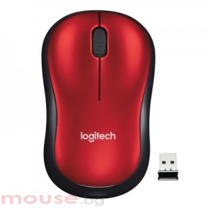 Logitech Wireless  M185 Red/Black