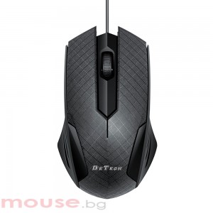 Мишка DeTech D9, Optical, Black - 778