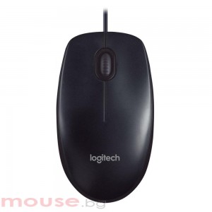 Жична оптична мишка LOGITECH M90 910-001793, USB, Черен