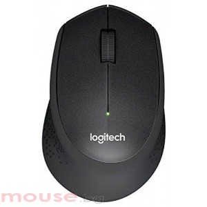 Безжична оптична мишка LOGITECH M330 Silent Plus, Черна, USB