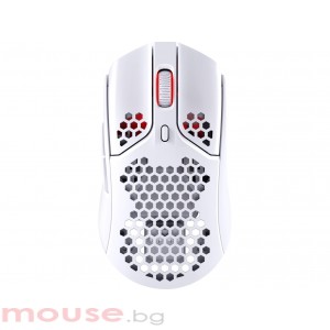 Геймърска мишка HyperX Pulsefire Haste, Wireless, RGB, USB, Бял