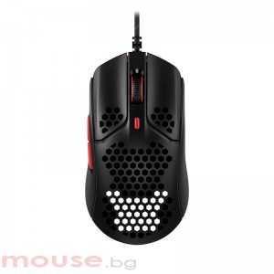 Геймърска мишка HyperX Pulsefire Haste, RGB, USB 2.0, Черен/Червен