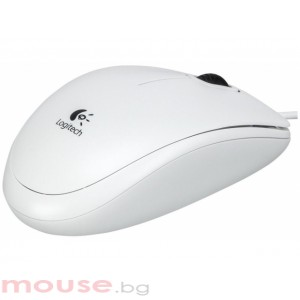 Мишка LOGITECH B100 Оптична USB бяла