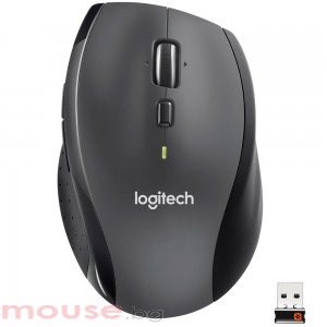 Мишка Logitech Marathon M705, лазерна(1000 dpi), безжична, черна