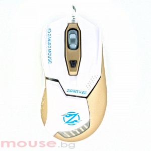 Геймърска мишка, ZornWee Z1, Оптична, Бял 