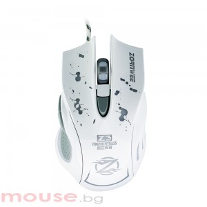 Геймърска мишка, ZornWee Z3, Оптична, Бял 