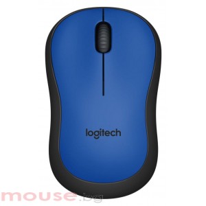 Безжична оптична мишка LOGITECH M220 Silent, Синя, USB