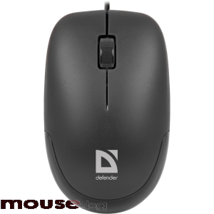 Мишка Defender Datum MM-010 оптична, USB кабел черен