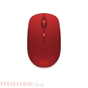 Мишка DELL WM126 – Red Безжичен, Оптичен, 1000dpi