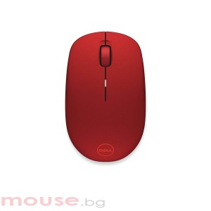 Мишка DELL WM126 – Red Безжичен, Оптичен, 1000dpi