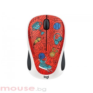 Мишка LOGITECH Doodle Collection - M238 Wireless Mouse - CHAMPION CORAL