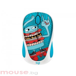 Мишка LOGITECH Doodle Collection - M238 Wireless Mouse - SKATEBURGER