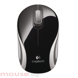 Мишка LOGITECH Wireless Mini Mouse M187 black (ремаркетиран продукт)